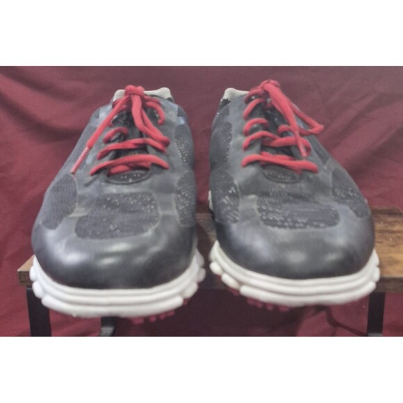 FootJoy SuperLites Size 11 XP Spikeless Golf Shoes Black Red Mesh Light EUC
